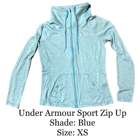 ($10) Under Armour Sport Zip Up, Size XS - Picture 1 of 3